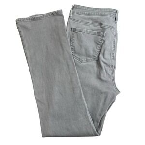 NYDJ Womens‎ 10 Gray Slim Bootcut Mid Rise Jeans Lift Tuck Stretch